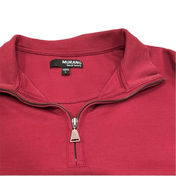 Murano Men’s Long Sleeve Zip Up Shirt - Picture 2 of 5